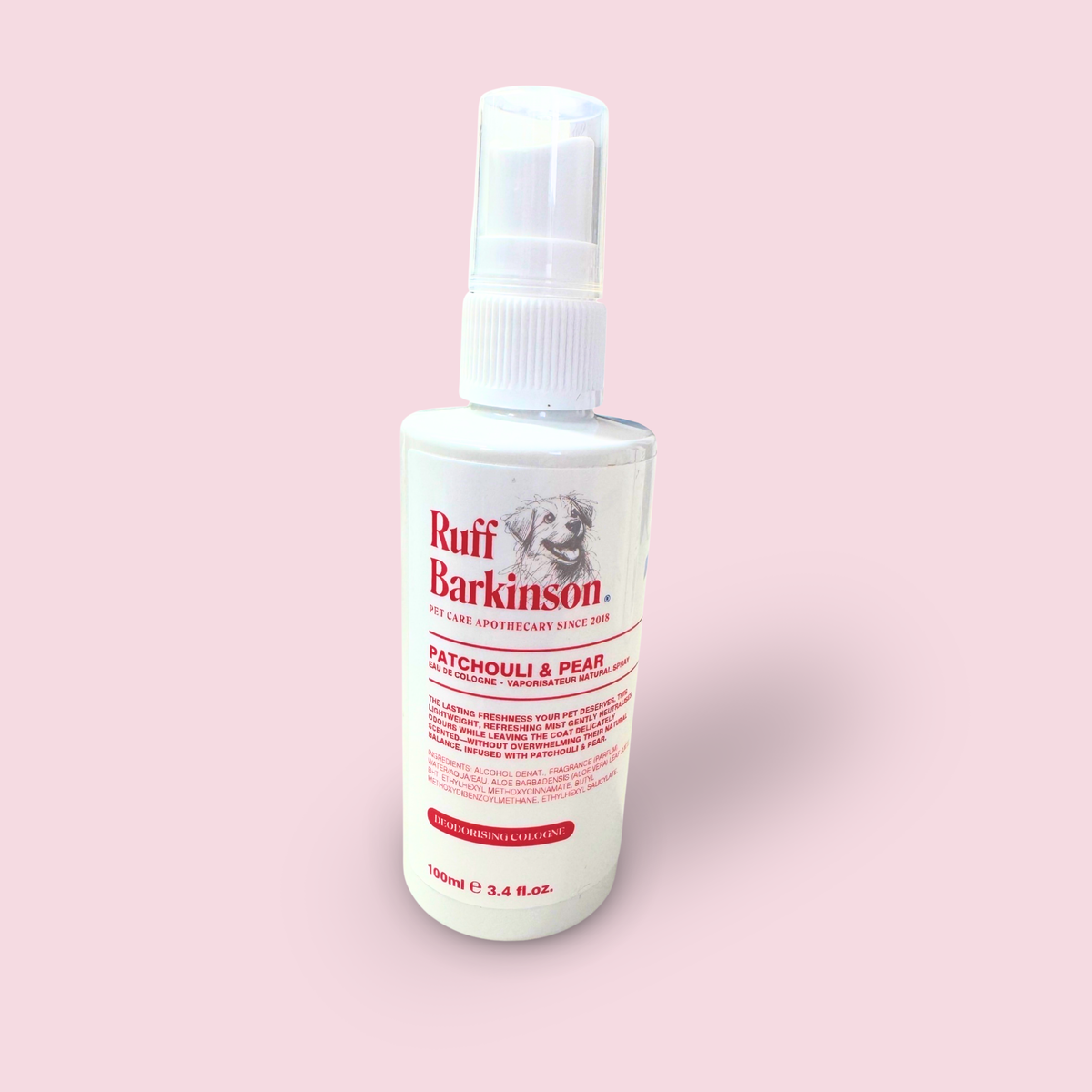 Patchouli & Pear Deodorising Cologne