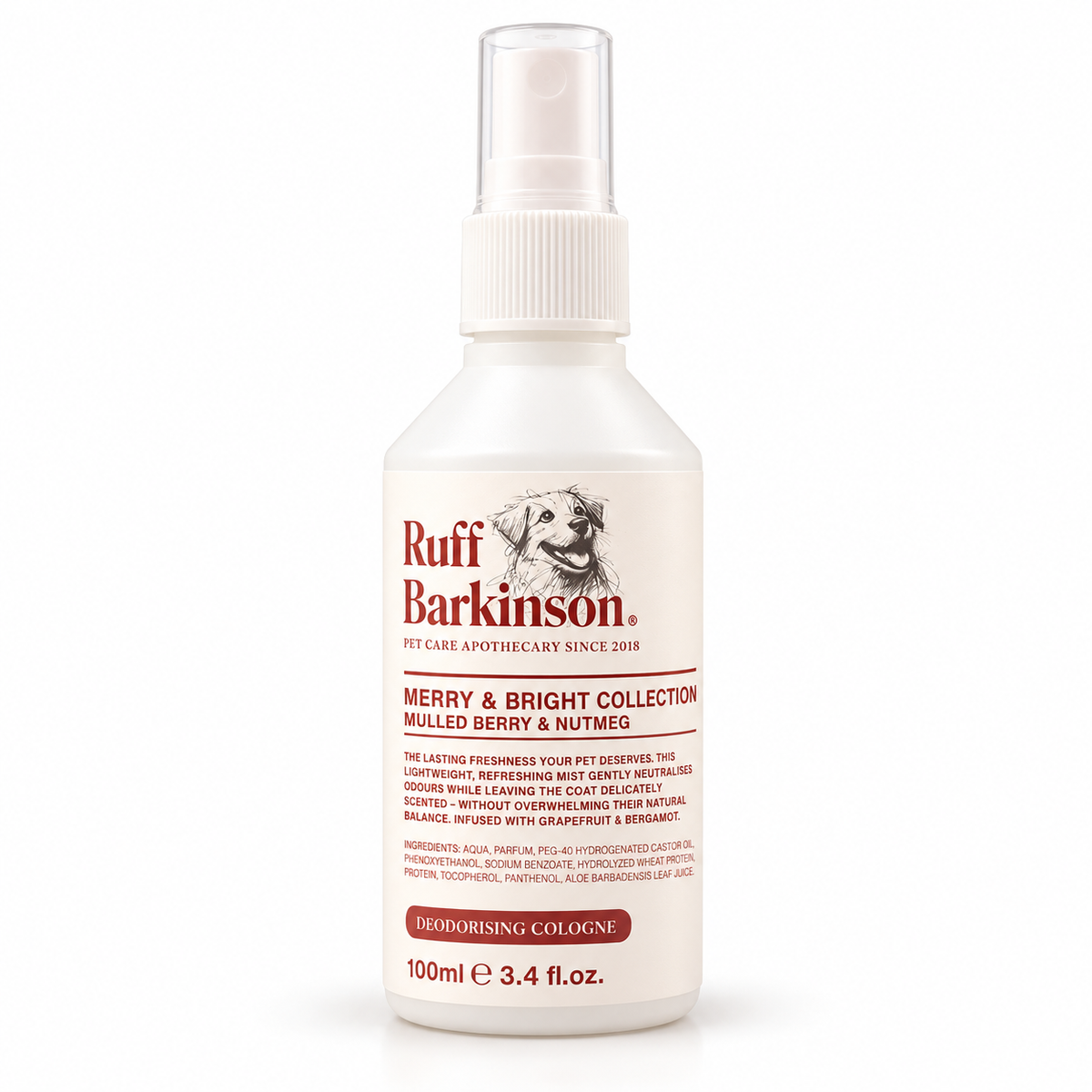 Mulled Berry & Nutmeg Deodorising Cologne