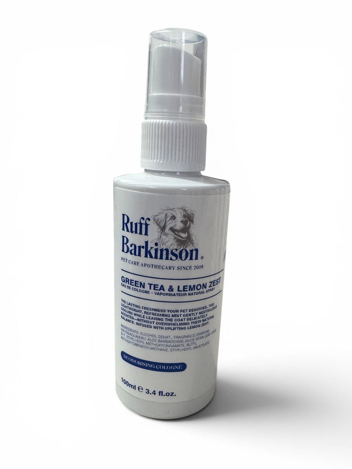 Green Tea & Lemon Zest Deodorising Cologne